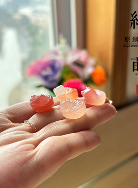 男女天然玛瑙应景生肖diy性价比