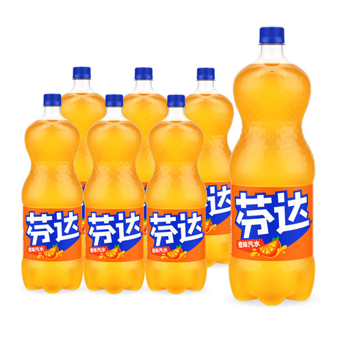 可口可乐雪碧芬达2升1.25升碳酸饮料大瓶家庭分享汽水饮品果粒橙 - 图3