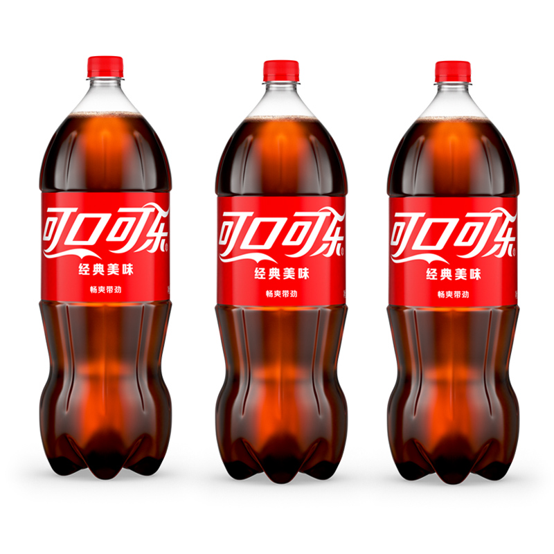 可口可乐2升/瓶装大瓶分享装零度可乐无糖雪碧碳酸饮料2000ml - 图0