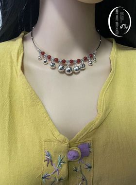 有声音项圈跳舞铃铛项圈合金