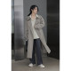 Seeking a long windbreaker coat for women in spring and autumn 2024, a new high-end small stature Korean style casual coat