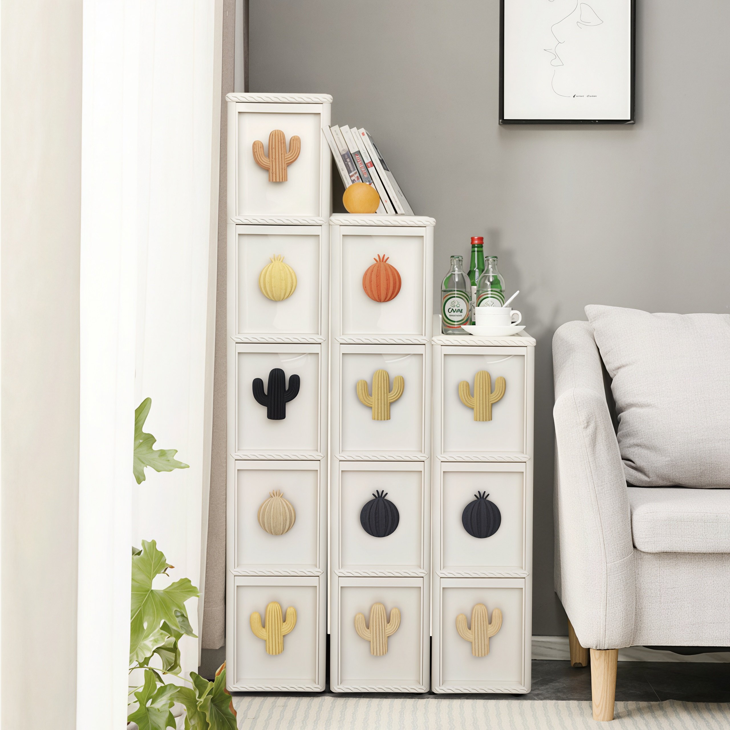 绣川夹缝柜卫生间缝隙收纳柜厨房冰箱超窄置物架家用可移动免安装,淘宝优惠券,粉丝福利购,淘宝优惠卷