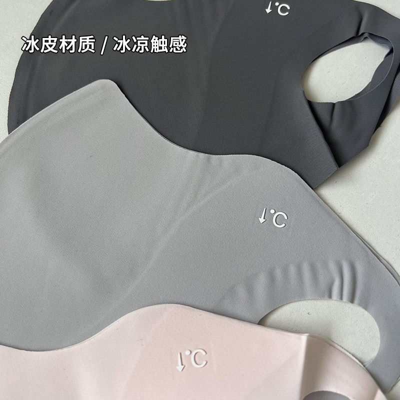 2025夏季新款3D立体冰皮无痕防晒口罩UPD+护眼角面罩防紫外线 - 图2