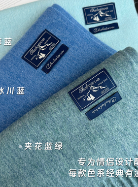 巨高级的格雷灰纯羊毛围巾可情侣
