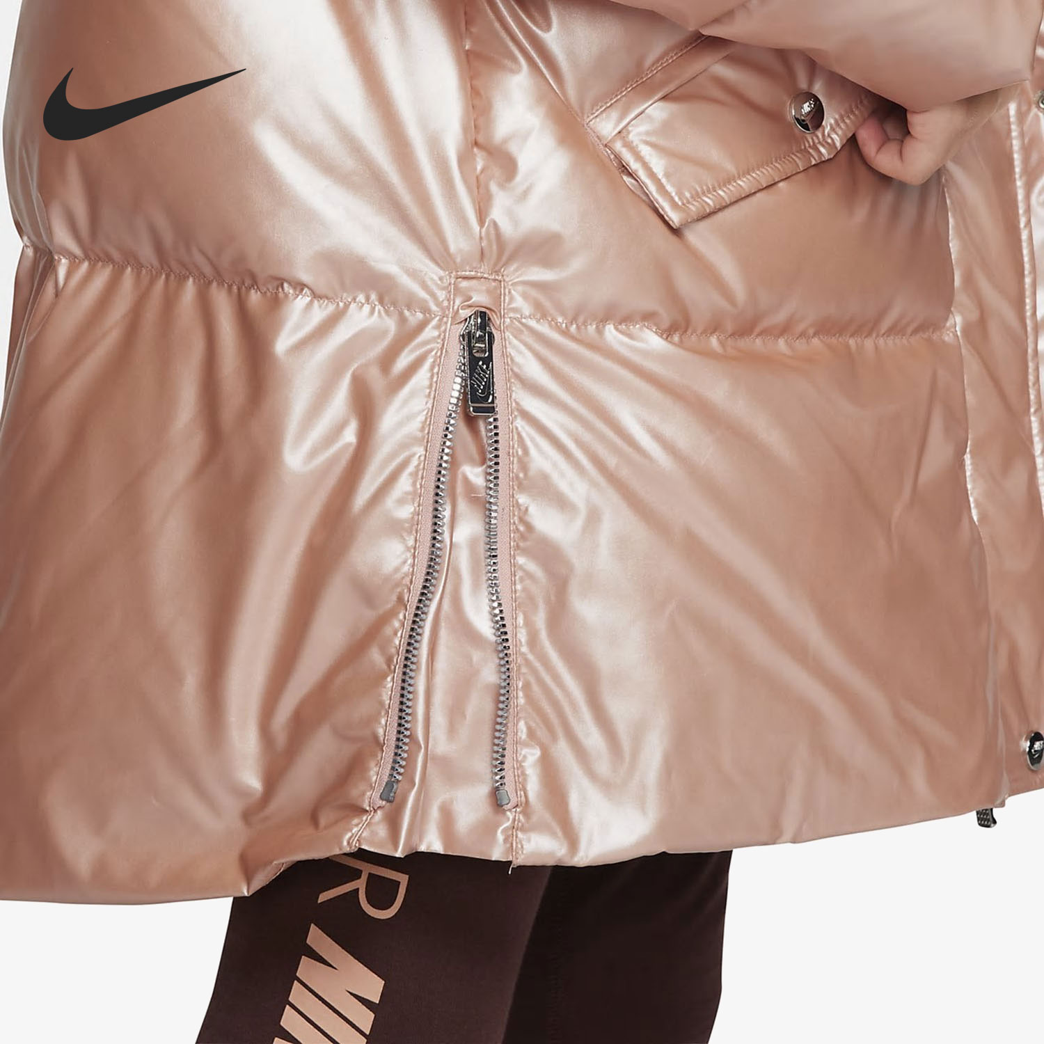 Nike/耐克正品休闲大童女子GS时尚潮流运动羽绒服 CT1057-697-图2