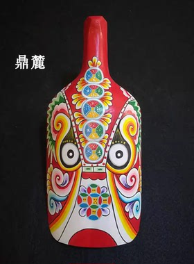 宝鸡民间工艺品木铲脸谱社火挂件
