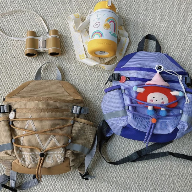 shukiku儿童书包幼儿园小学生轻便减负男女孩出游爬山双肩春秋游 - 图1