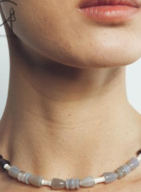 OLIO E ACETO 玛瑙茶晶果实项链