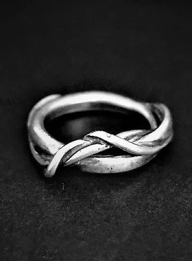 GOTI 925银 戒指 意大利 AN918 传统手工