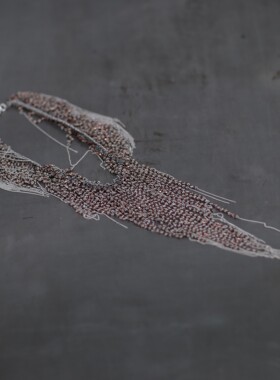 JEAN FRANCOIS MIMILLA 打结钢珠钢链项链 手工 法国