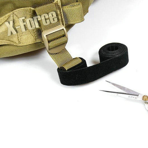 TWinfalcons Velcro tie webbing finish