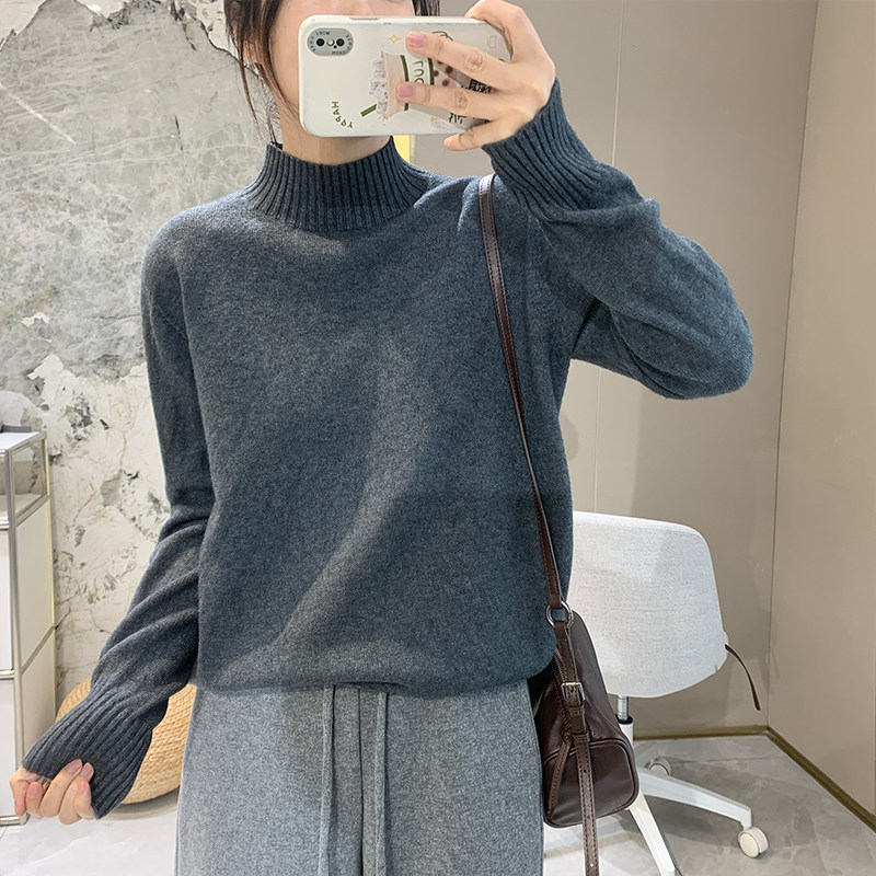 6色抗起球羊毛衫加厚高领套头针织衫女冬保暖内搭打底衫纯色毛衣,淘宝优惠券,粉丝福利购,淘宝优惠卷