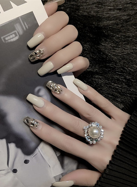 新款珍珠戒指重工小众高级感