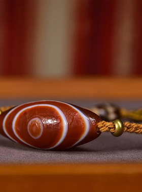 天然药师红天眼天珠吊坠毛衣链琉璃白水晶南红玛瑙项链文玩饰品