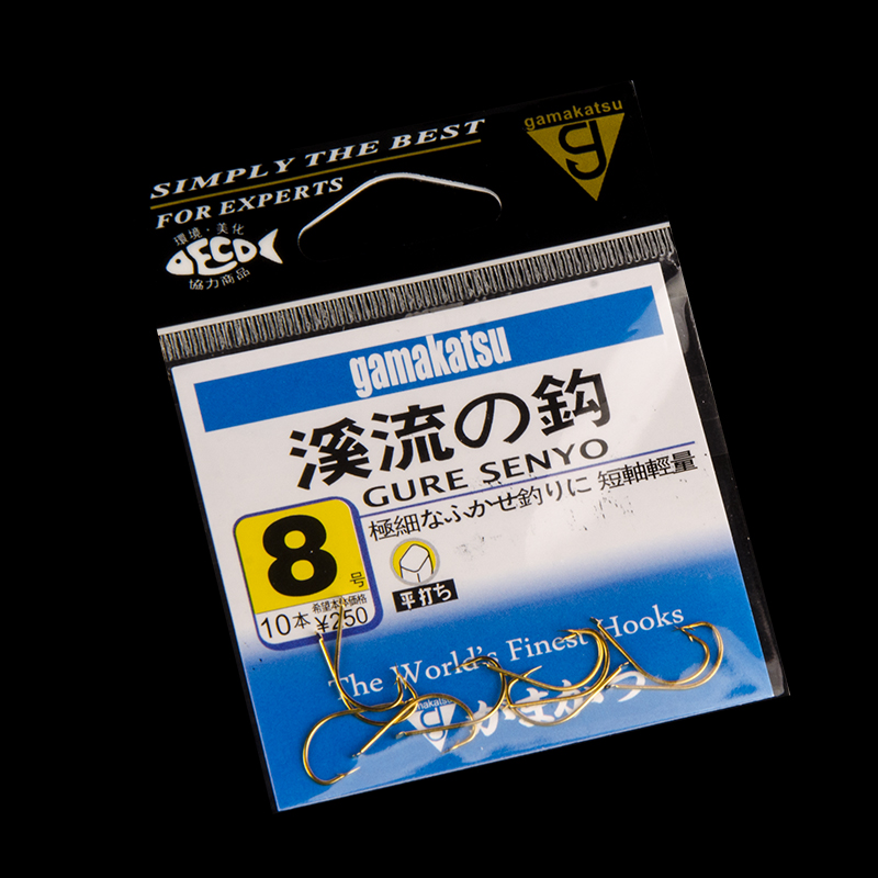 伽玛卡兹 gamakatsu溪流有倒刺筏钓玉米泥鳅翘嘴钩微铅缓降鱼钩子 - 图2