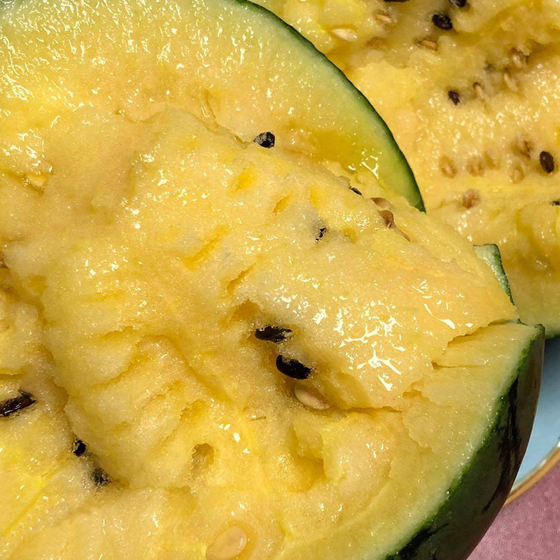 池见 新鲜水果头茬冰淇淋西瓜黄心皮薄脆甜黄肉黄西瓜小孩孕妇食,淘宝优惠券,粉丝福利购,淘宝优惠卷