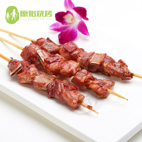 羊排串羊腰羊蝴蝶排原始烧烤食材半成品烤肉串调理腌制羊肉类 - 图1