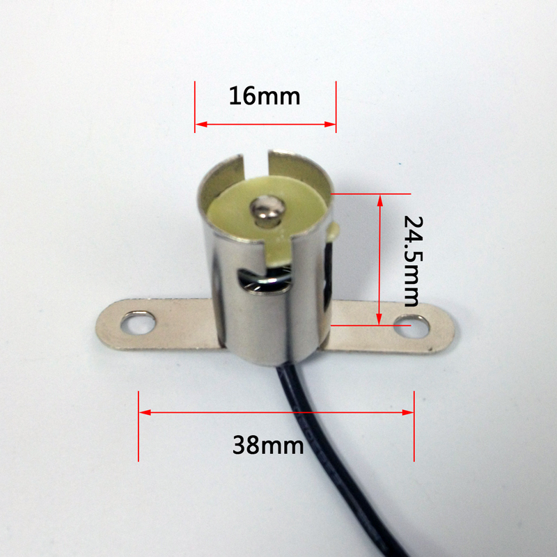 B15卡口设备信号指示灯小灯泡警示灯12V24V10W5W圆头灯珠直丝单尾 - 图3