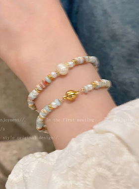 2024新款精致小众手饰多巴胺轻奢