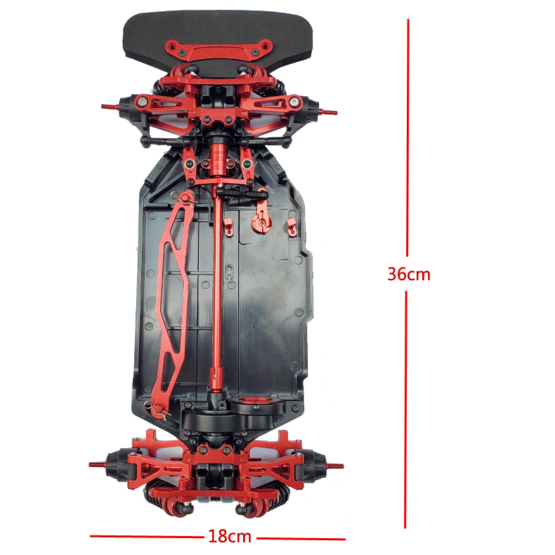 【DgLiLo】1:10 RC遥控车架 金属升级OP件 竞速拉力胎轴车 DG02 - 图2