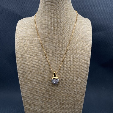 欧美外贸饰品时尚百搭个性夸张项链女项链鬼才项链镀真金锁骨链