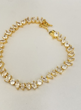 欧美外贸饰品时尚百搭个性手链女多款手链手镯手饰手环CH锆石手链