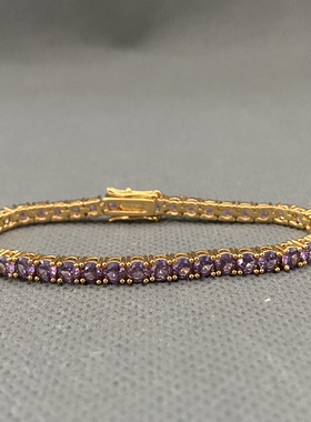 欧美外贸饰品时尚百搭个性手链女多款手链手饰手镯手链CH紫色手镯