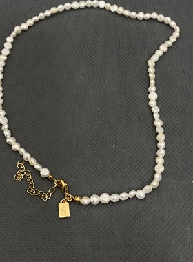 欧美外贸饰品时尚百搭个性夸张项链女项链锁骨链项链 H真珍珠项链