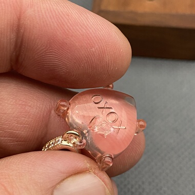 欧美外贸饰品时尚百搭个性夸张吊坠女颜色耳环耳钉耳饰CH桃心吊坠