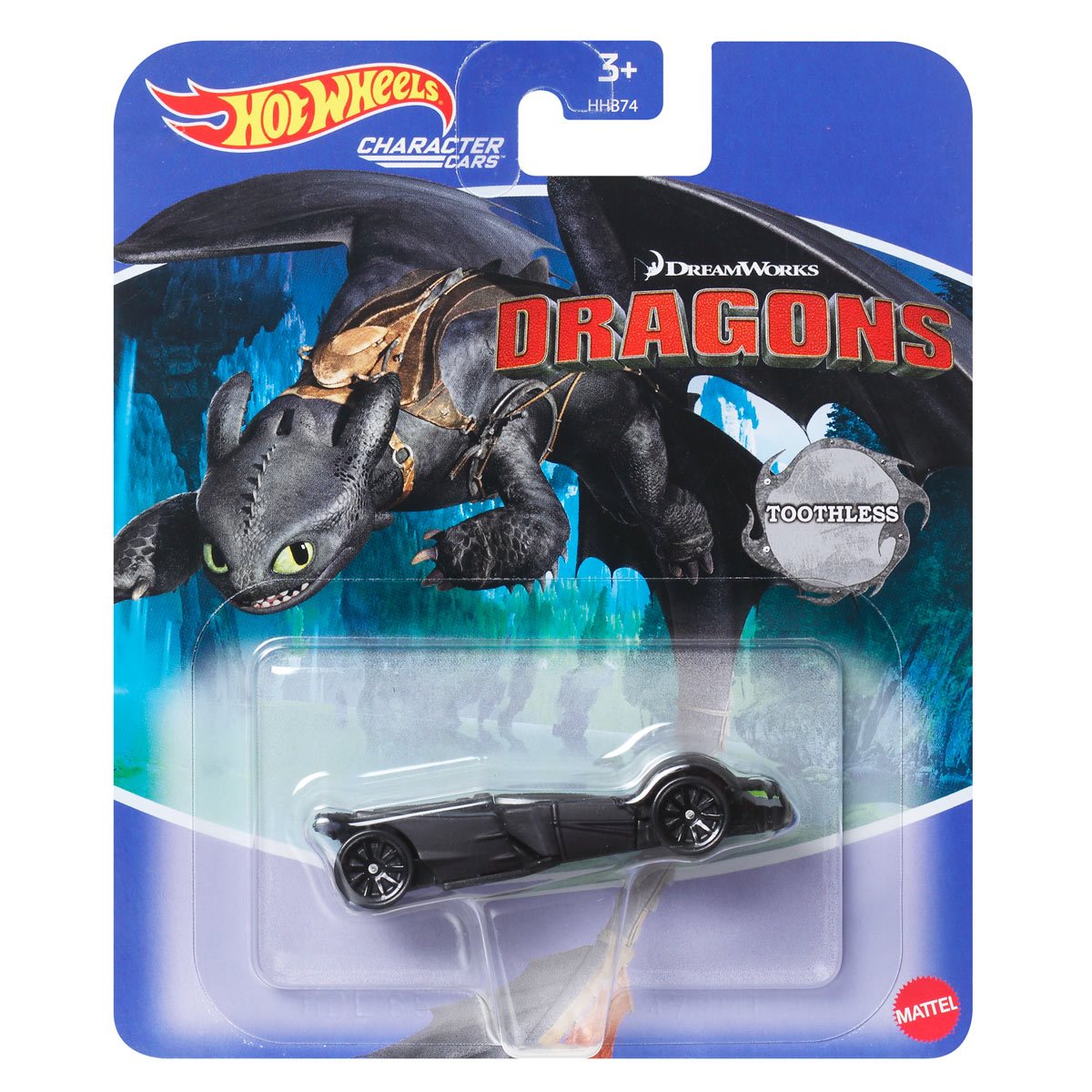 HOT WHEELS/风火轮 DreamWorks 梦工厂卡通角色玩具车系列模型 - 图1