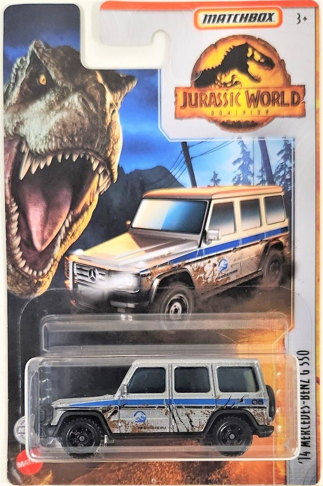 美版Matchbox / 火柴盒 Jurassic World侏罗纪世界恐龙运输玩具车 - 图2