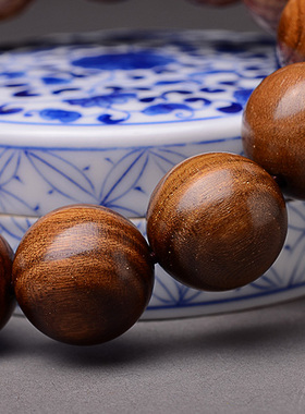 千年金星乌木手串男士罕见佛珠