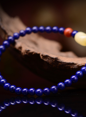 帝王蜜蜡情人节礼品天然青金石