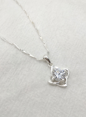 s999纯银四叶草小众女情人节礼物