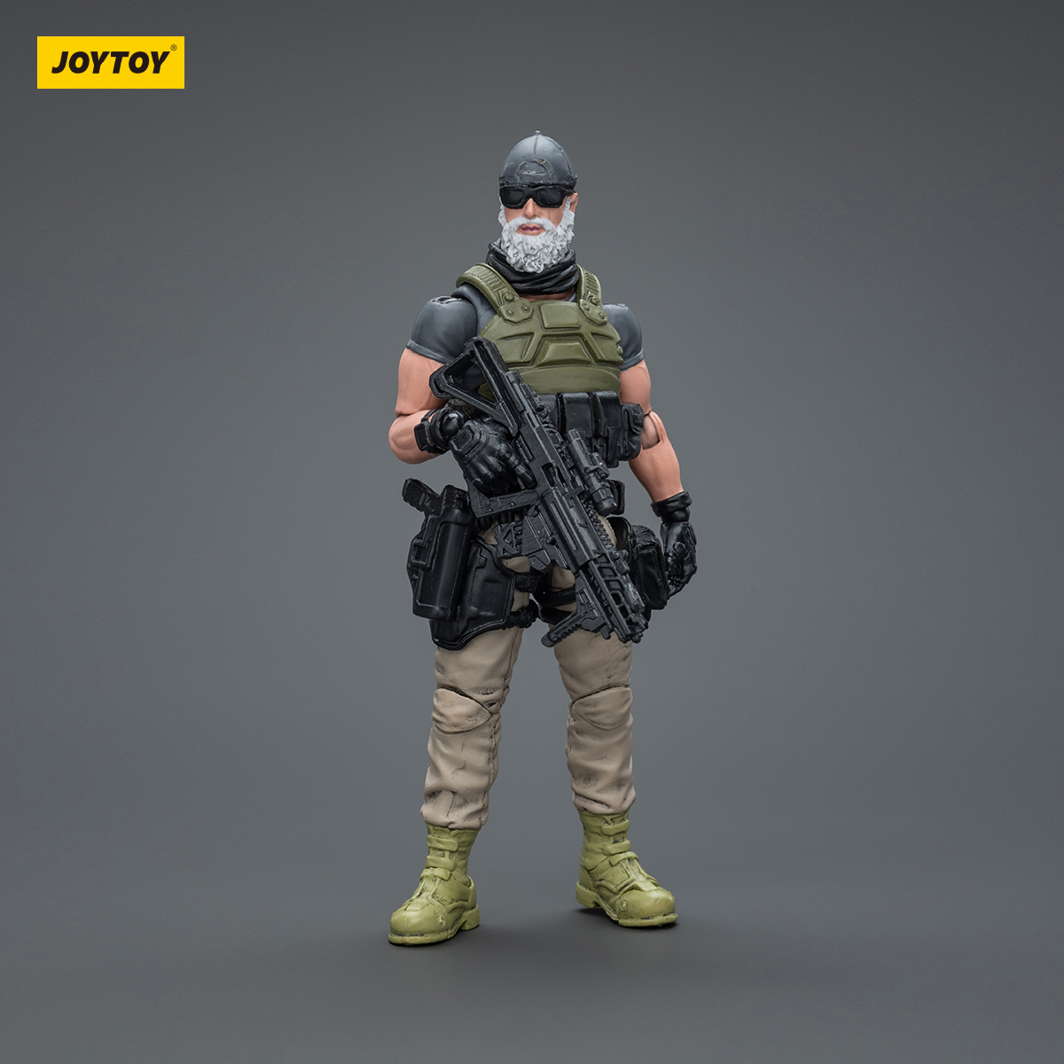 JOYTOY 暗源军兵 1:18 萨克雇佣兵小队 关节可动兵人军士模型手办 - 图2