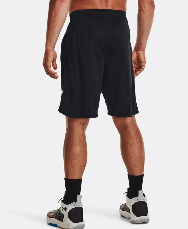 安德玛男士Halftime Swoop健身裤运动 9英寸短裤1374327 - 图0