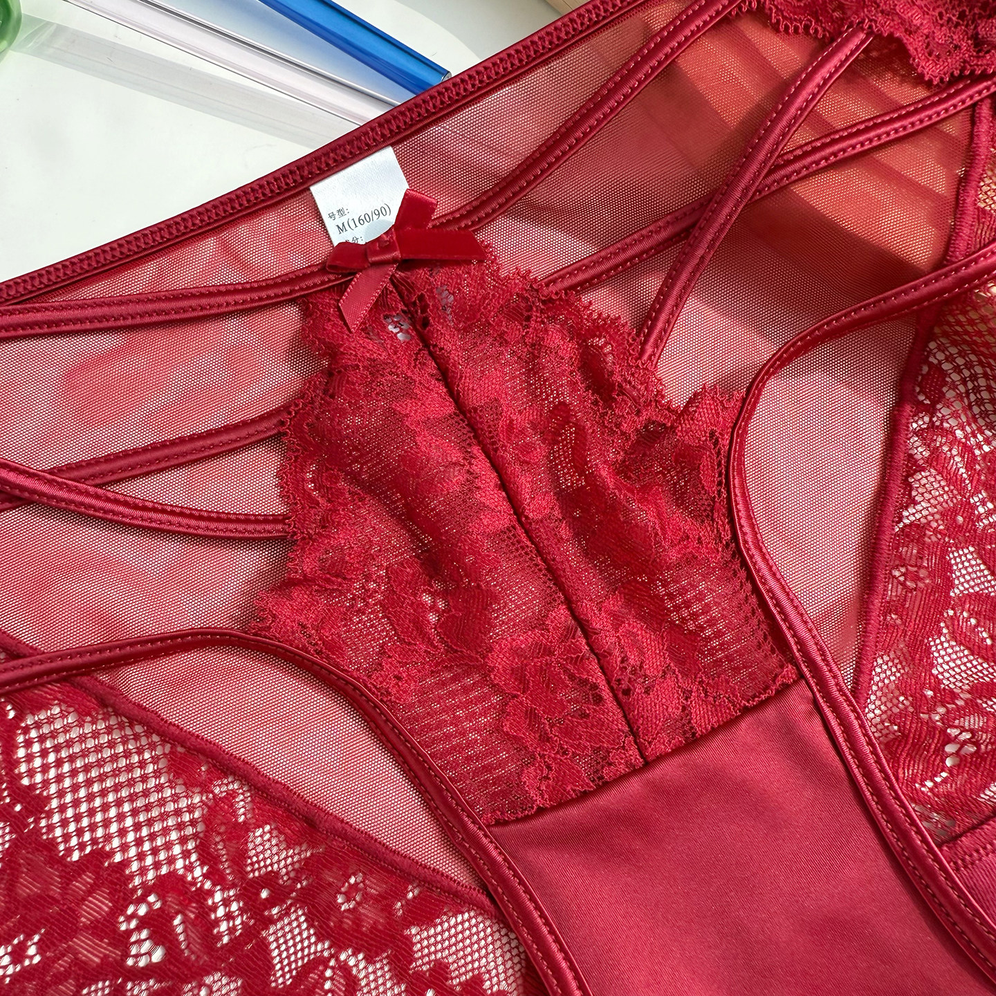 千禧爱恋~婚礼喜庆本命年安可拉红大红性感镂空蕾丝透明情侣内裤,淘宝优惠券,粉丝福利购,淘宝优惠卷