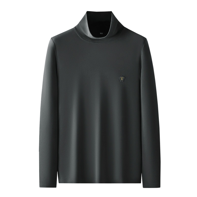 高阶新疆长绒棉打底衫 舒适柔软秋冬男士纯色百搭修身高领长袖T恤,淘宝优惠券,粉丝福利购,淘宝优惠卷