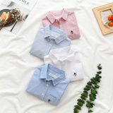 Хлопковая осенняя детская белая весенняя рубашка для мальчиков, детская одежда