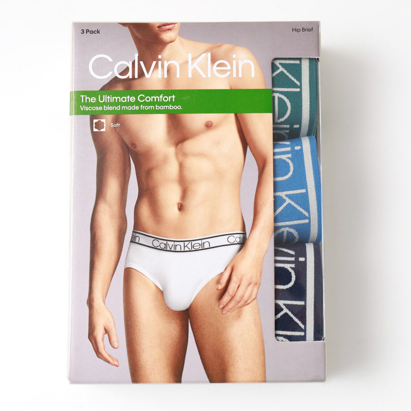 阿瞳牛社Calvin Klein/凯文克莱 简约舒适内裤男CK三角内裤三条装,淘宝优惠券,粉丝福利购,淘宝优惠卷