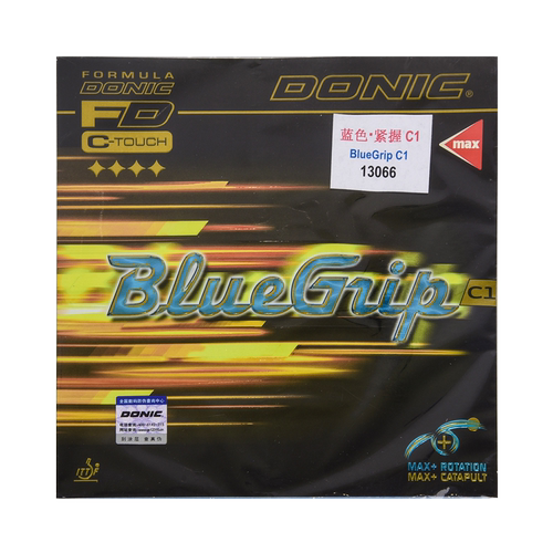 DONIC多尼克C1蓝色紧握Bluegrip粘性乒乓球胶皮S1 C2反胶套胶S2 - 图3