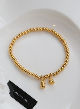 不掉色莲蓬珠珠弹力手链