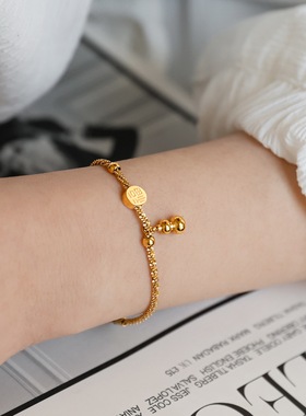 新中式爆闪葫芦福牌手链女