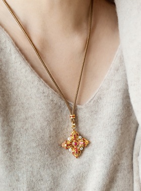 金店同款新中式复古小众设计项链