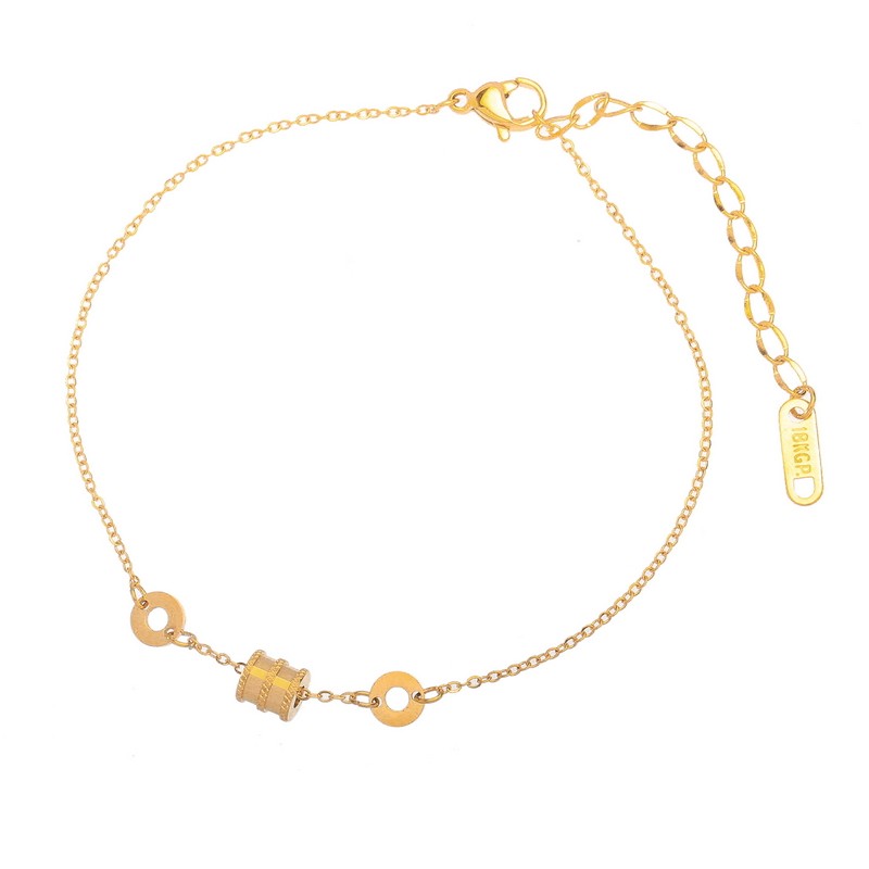 新款镀18K金小蛮腰脚链女不掉色简约冷淡风小众设计感七夕,淘宝优惠券,粉丝福利购,淘宝优惠卷