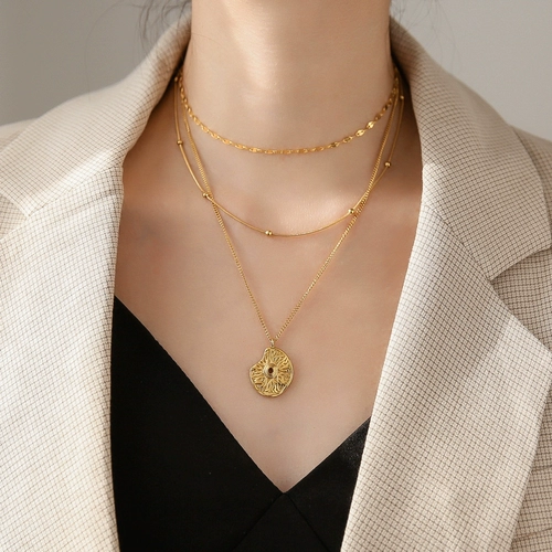 Ретро чокер, ожерелье, брендовая цепочка до ключиц, европейский стиль, популярно в интернете, не выцветает