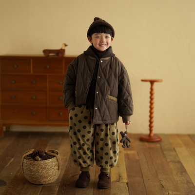 男童保暖棉服外套秋冬款棉袄