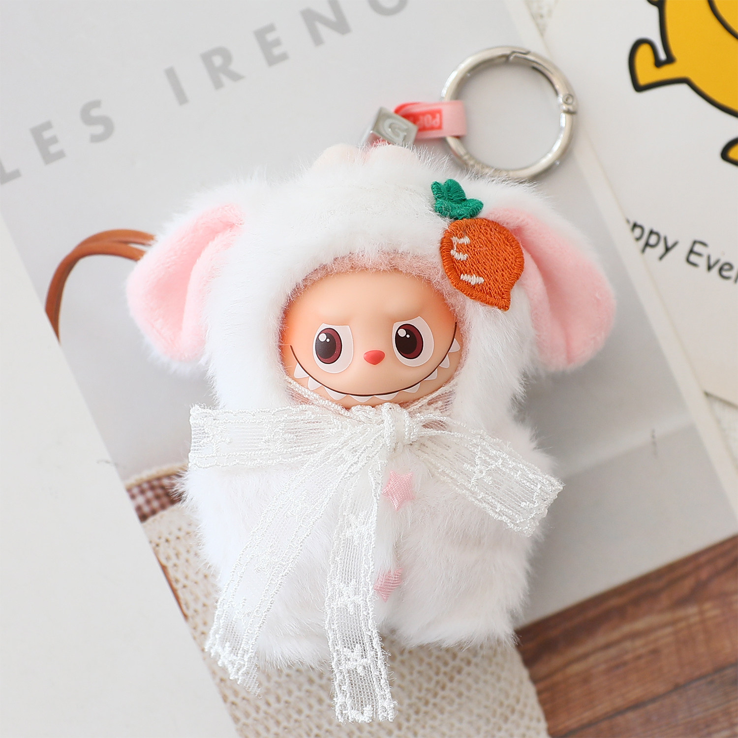 4代Labubu动物毛绒衣服心底密码10cm迷你款拉布布娃衣着替换装萌,淘宝优惠券,粉丝福利购,淘宝优惠卷