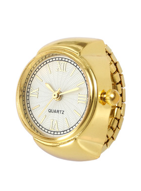 戒指表可以看时间的真表时尚迷你小表弹力表带潮流学生手指表礼物