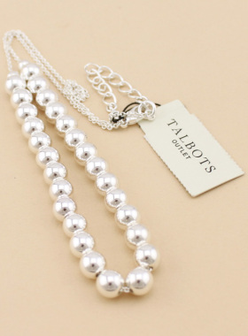 欧美小众设计银色百搭韩版锁骨链